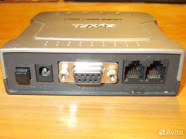 Модем zyxel omni 56K