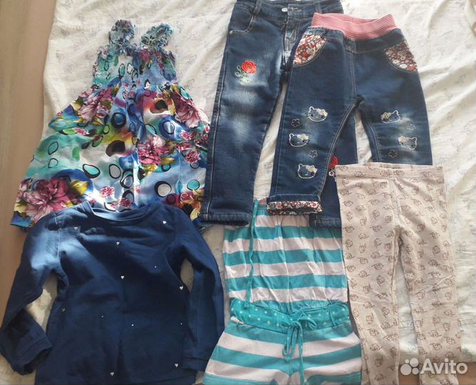 Пакет вещей на девочку 2-4 года
