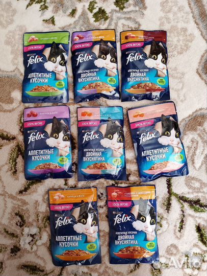 Корм для кошек феликс