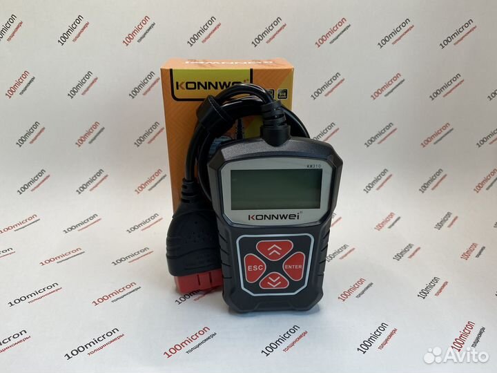 Диагностический сканер OBD II OBD2 Konnwei KW310