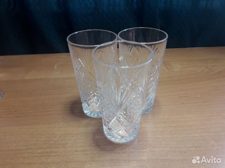 Бокалы из советского хрусталя