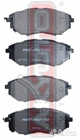 Колодки тормозные дисковые передние AKD-7499 AK