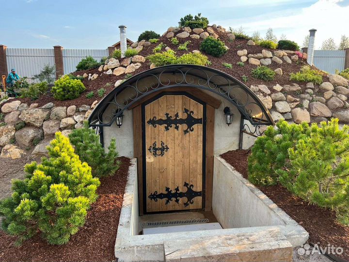 Изготовление бетонных погребов, установка