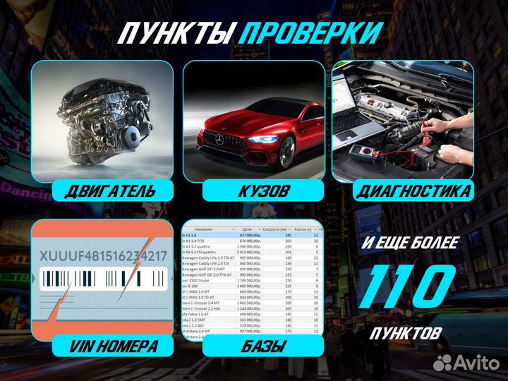 Подбор автомобиля Полная проверка