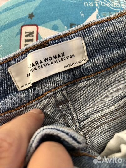 Джинсы zara прямые 36