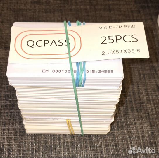 Карты скуд толстые с прорезью