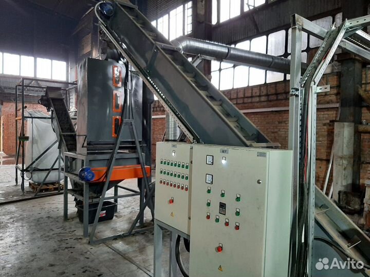 Линия гранулирования лузги