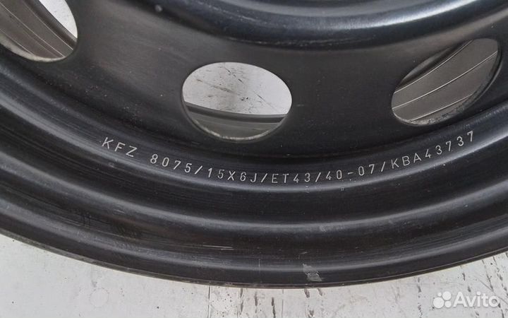 Диск колеса штампованный Kia Cerato 3 R15 