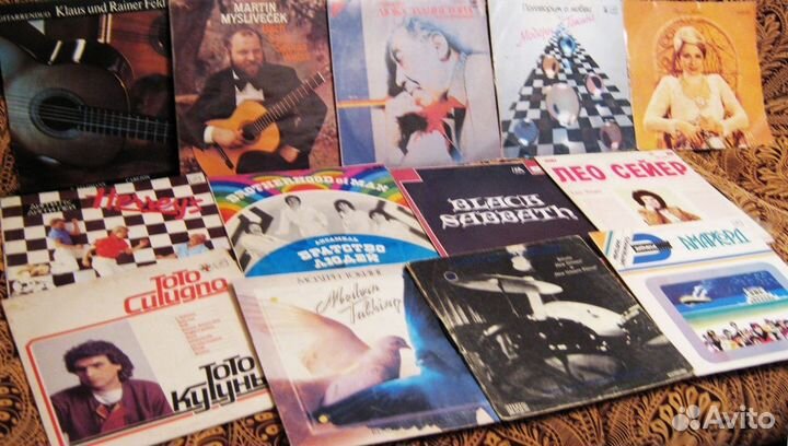 Пластинки разные