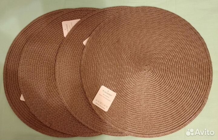 Плейсматы сервировочные, набор 4 шт