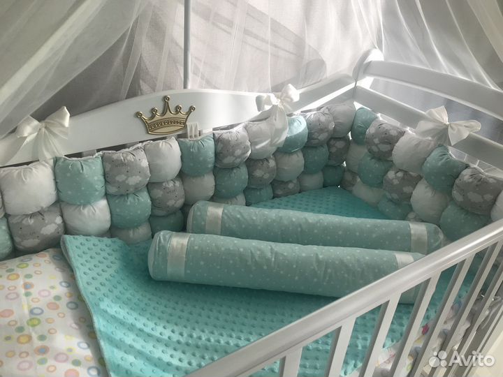 Бортики в детскую кроватку