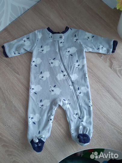 Флисовый комбинезон 56