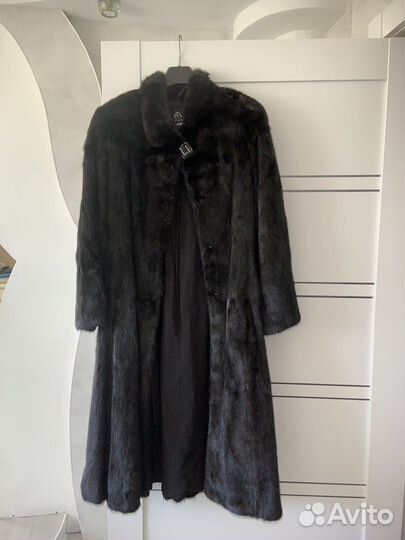 Шуба норковая 46 48 бу черная