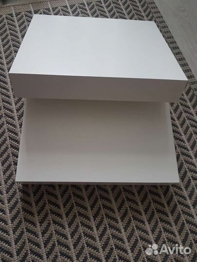 Полка IKEA лакк белая 30х25