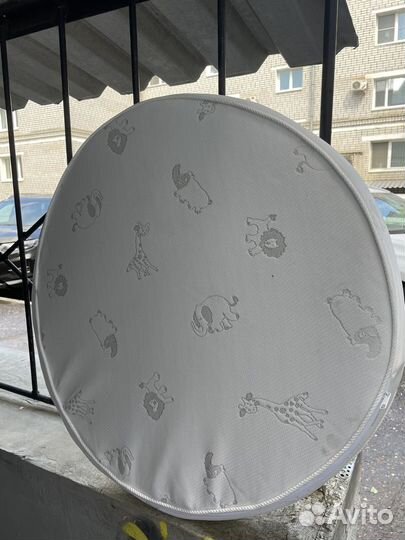 Матрас в детскую кроватку круглый