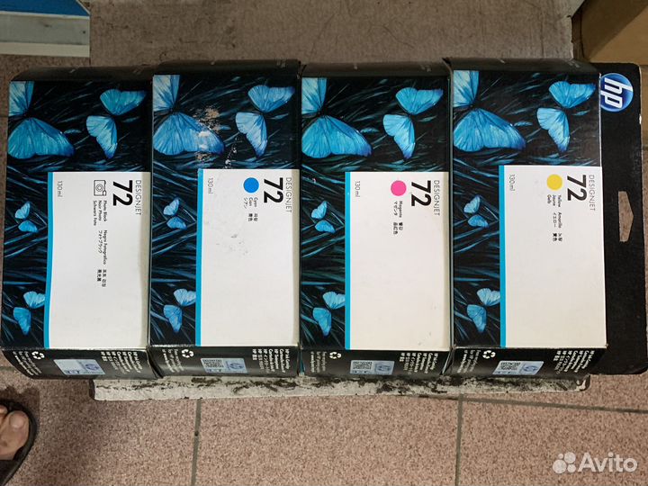 Картриджи hp 72