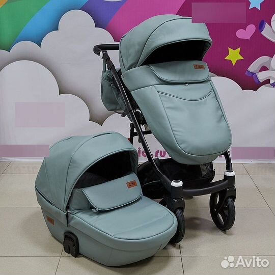 Коляска 2 в 1 Aicon Pastel