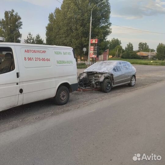 Буксировка автомобилей на жёсткой сцепке
