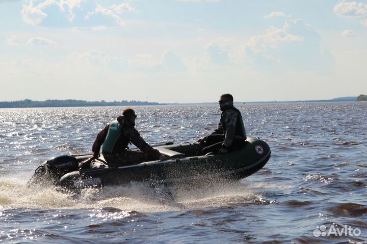 Лодка mishimo PRO 335 сине-серая