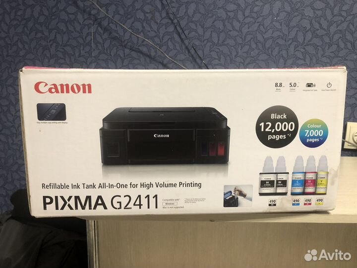 Принтер canon pixma g2411