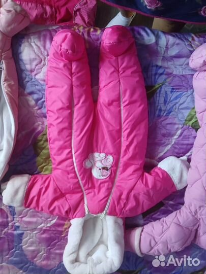 Зимний комбинезон для девочки 80