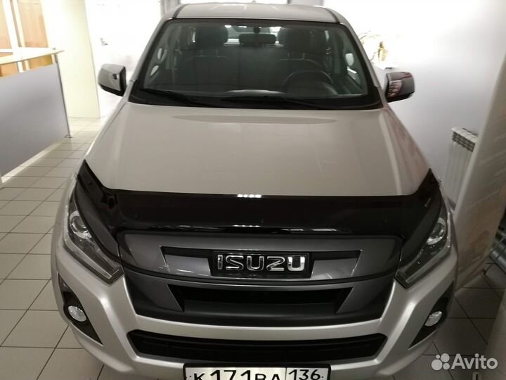 Ветровики дверей (Classic полупрозрачный) Isuzu D-max Extended Cab