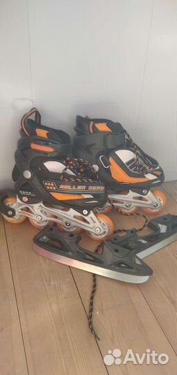 Роликовые коньки детские раздвижные