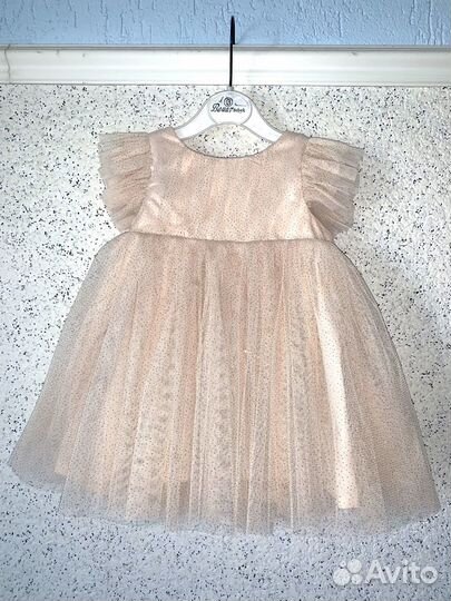 Платье для девочки 74-80