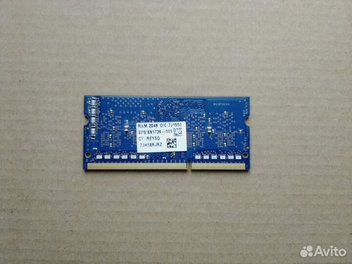 Оперативная память ddr3 для ноутбука