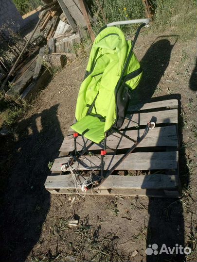 Детские санки коляска