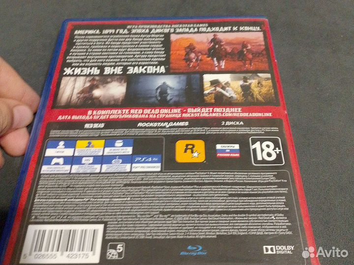 Диск для PlayStation 4 Red Dead Redemption