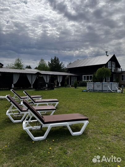 Баня на дровах, купель и чан с бассейном