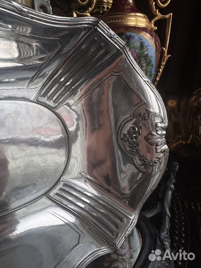 Ваза для фруктов антиквариат Франция Gallia