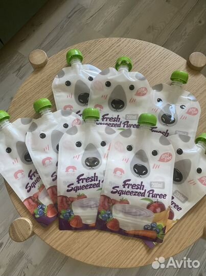 Новые многоразовые паучи для питания