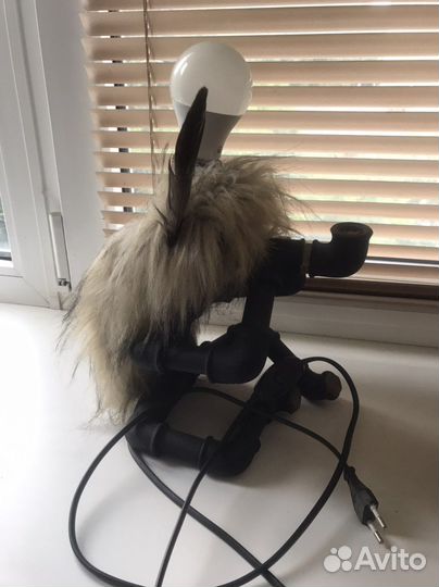 Светильник- настольный лофт, подсвечник лофт