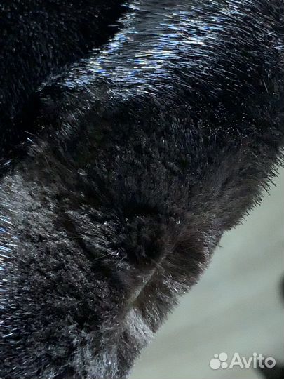 Шуба норка пончо