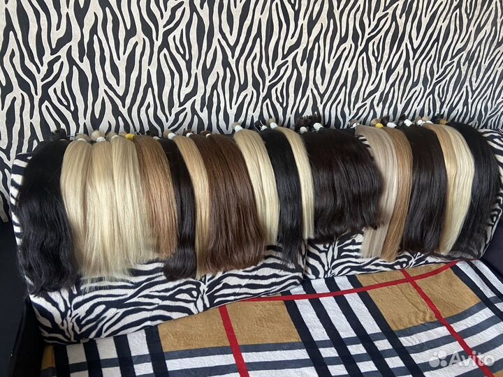 Волосы для наращивания славянка
