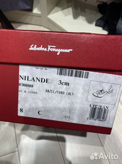 Женские ботинки Salvatore Ferragamo 38