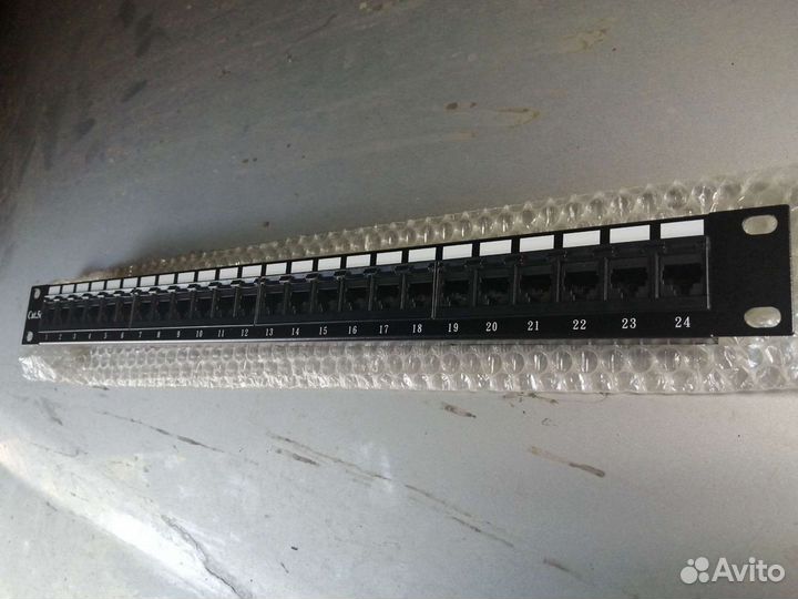 Cat5e 24 ports patch panel