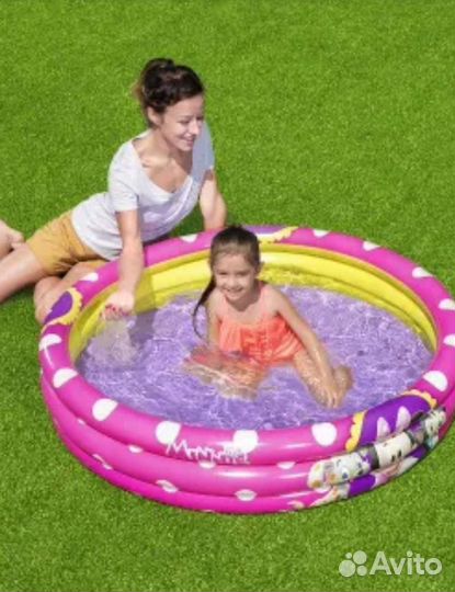 Бассейн детский 122х25см, 140л