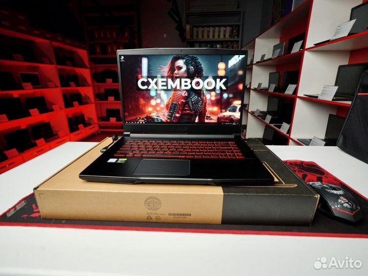 Ноутбук MSI в пленке : GTX 1650, 16гб
