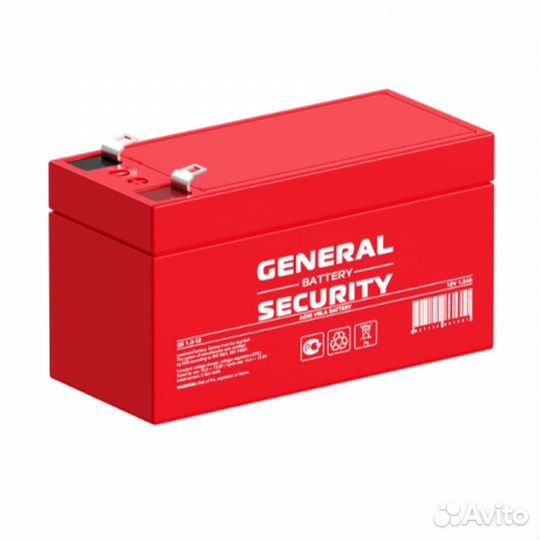 Аккумулятор general security 12V 1.2 Ah (GS 1.2-12