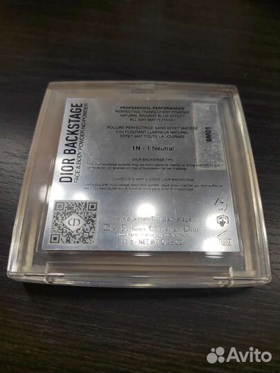 Dior backstage пудра