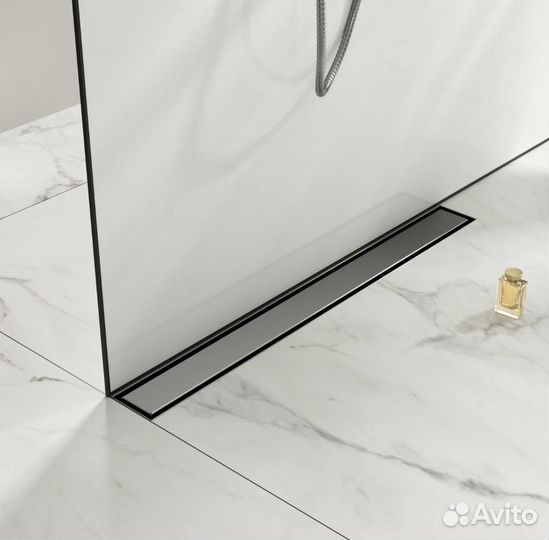 Душевой трап REA 600мм neox PRO PVD Gun Metall