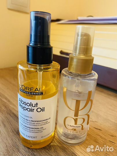 Масло для волос wella и loreal