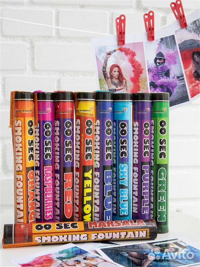 Ручной цветной дым smoking fountain