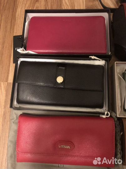 Кожаная сумка Zara и кошельки uterque, furla