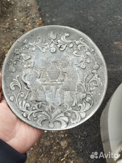 Тарелка панно Чаепитие