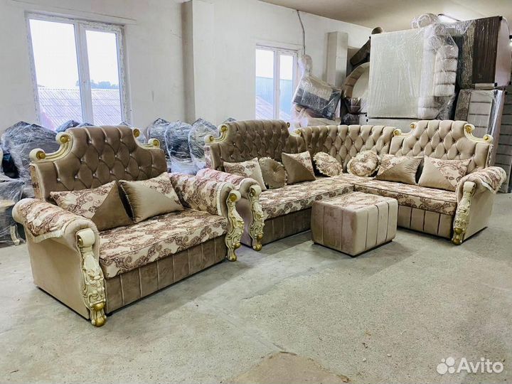 Диван угловой с креслом 