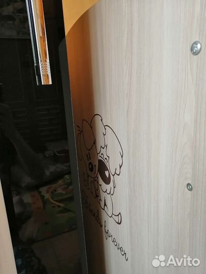 Детская кроватка с пеленальной доской